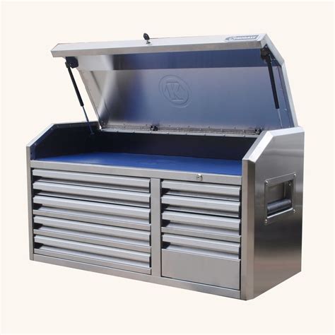 kobalt top tool box stainless steel|41 stainless steel tool chest.